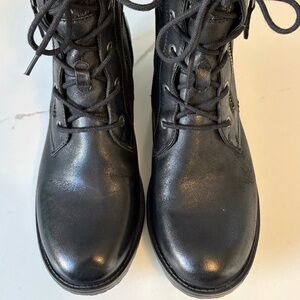 Olsen Baretraps Black Combat Boots NEW 8 1/2